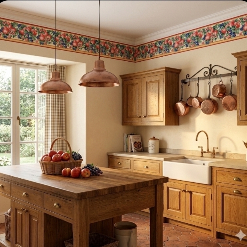 WAVERLY Botanical Print Wallpaper Border Four Rolls